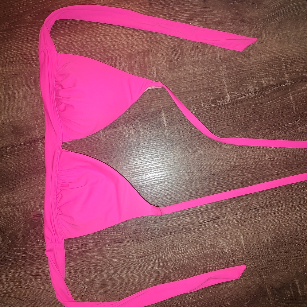 Victoria's Secret Hot Pink Bikini Top